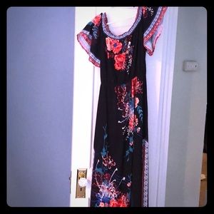 Long summer dress with Beautiful floral design
